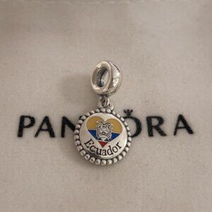 Pandora Ecuador Flag Exclusive Charm Pendant